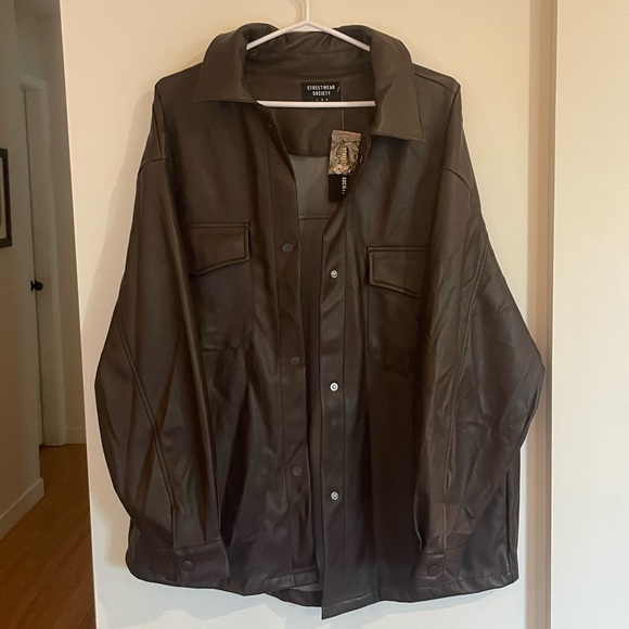 Streetwear Society Jackets & Blazers - Faux leather jacket